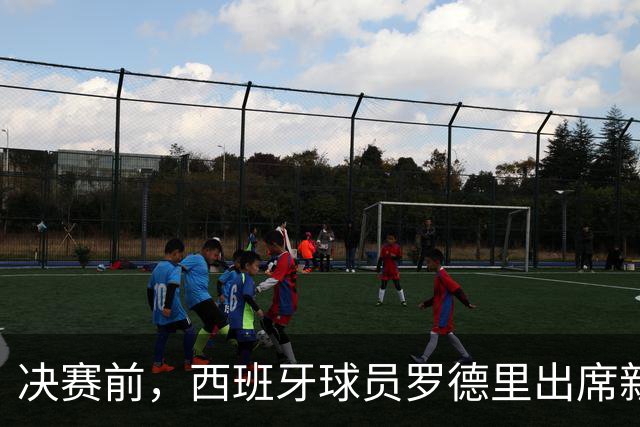 决赛前，西班牙球员罗德里出席新闻发布会